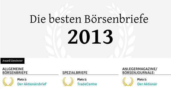 7. Deutscher Börsenbrief-Award 2013