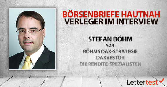 Börsenbriefe hautnah: 15 Fragen an Stefan Böhm