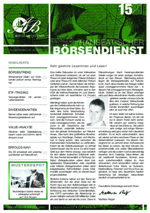 Börsenbrief Hanseatischer Börsendienst