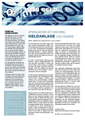 Börsenbrief mein GELD.plus
